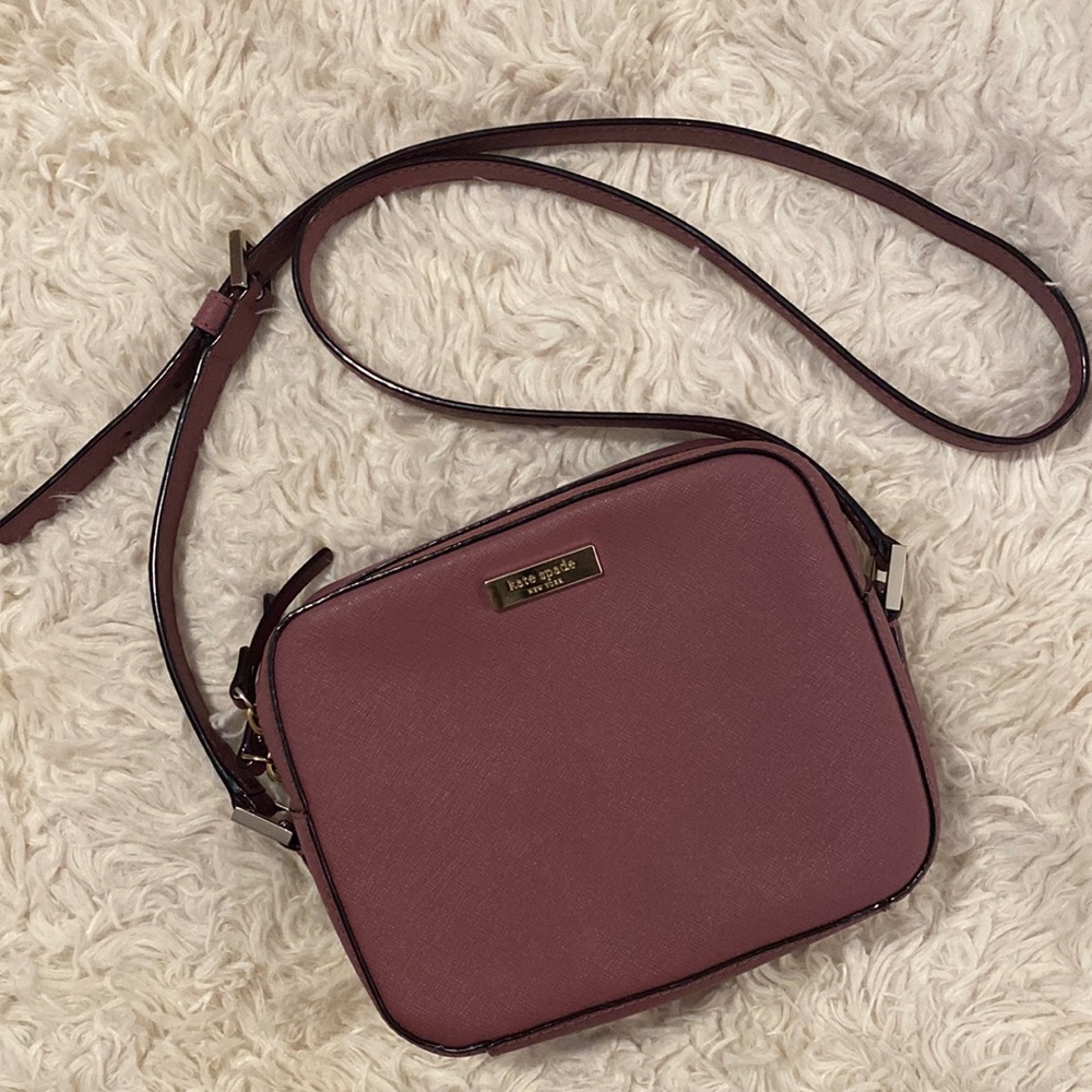 Kate Spade purple crossbody purse